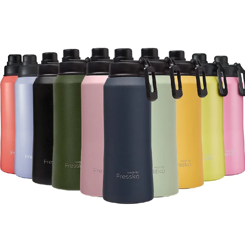 The Best Yoga Props At The Best Prices Fressko Insulated Stainless Steel Bottle CORE 1L Sip Lid The Best Yoga Props At The Best Prices Fressko Insulated Stainless Steel Bottle CORE 1L Sip Lid