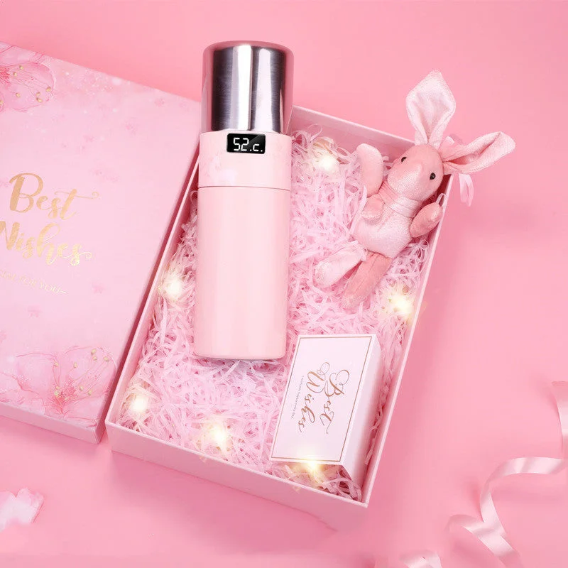 Pink and gift box