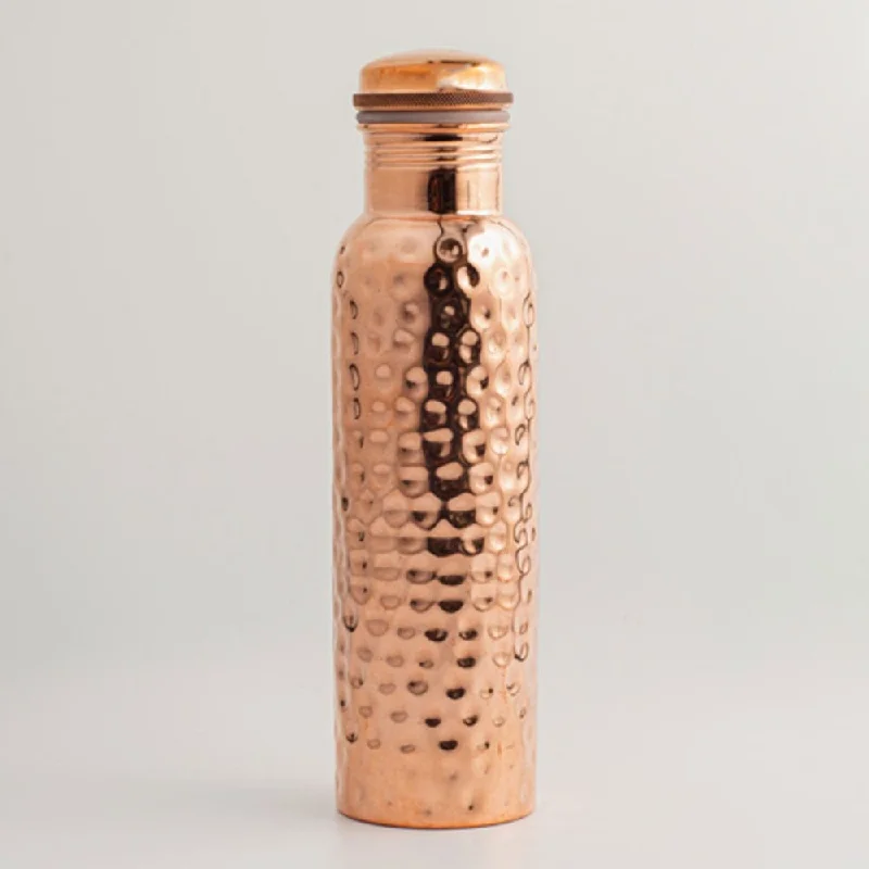 From Mats To Straps, Shop Yoga Deals Today Let's Go Nature'al Copper Water Bottle 950ml - Traditional Hammered From Mats To Straps, Shop Yoga Deals Today Let's Go Nature'al Copper Water Bottle 950ml - Traditional Hammered