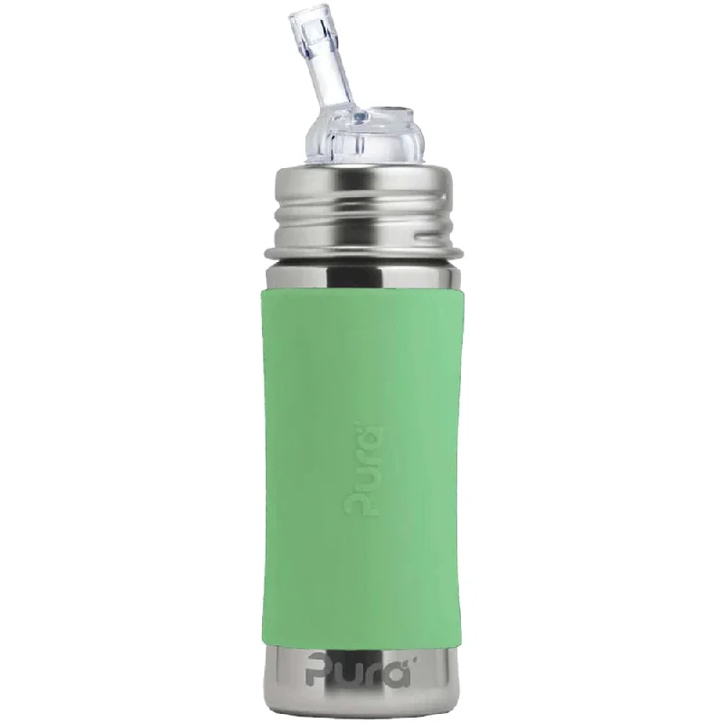Essential Yoga Gear At Unmissable Prices Pura Kiki Stainless Steel Straw Bottle 325ml - Moss Essential Yoga Gear At Unmissable Prices Pura Kiki Stainless Steel Straw Bottle 325ml - Moss