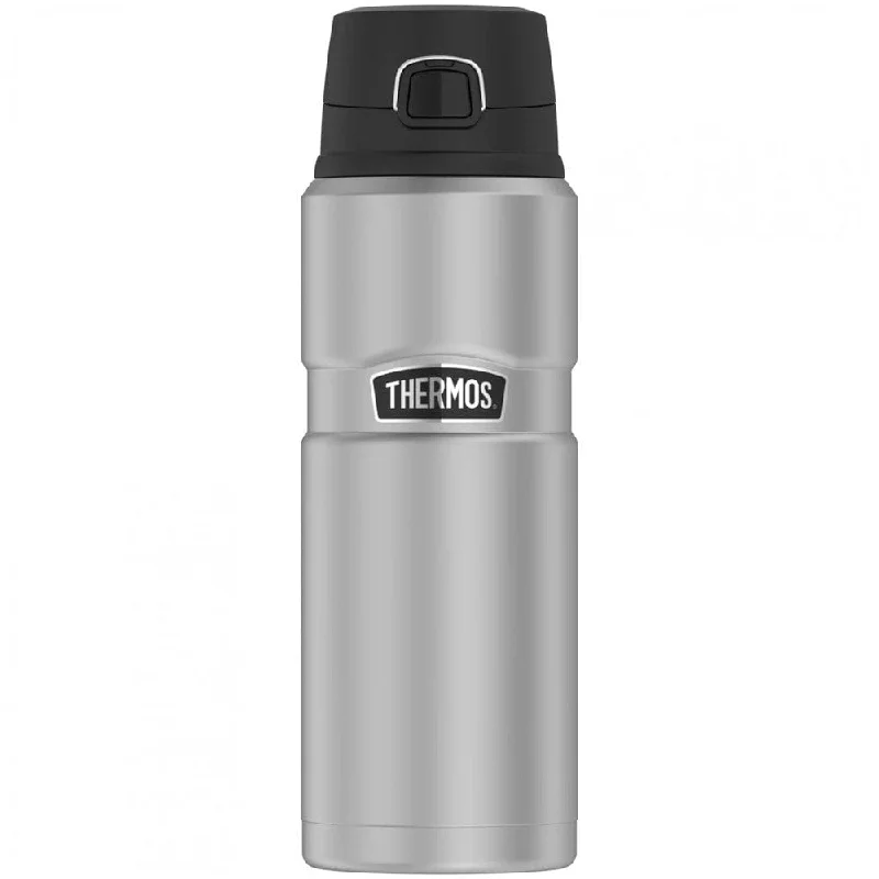 Breathe Easy With Budget-Friendly Yoga Gear Thermos King Vacuum Insulated Bottle with Flip Lid 710ml - Matte Steel Breathe Easy With Budget-Friendly Yoga Gear Thermos King Vacuum Insulated Bottle with Flip Lid 710ml - Matte Steel