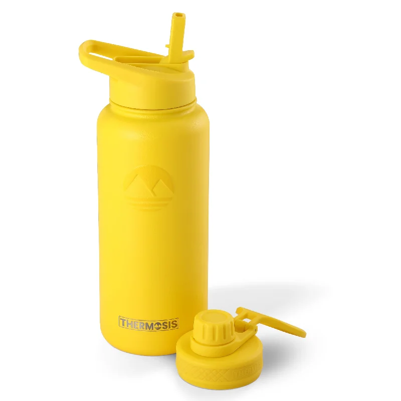 High-Quality Yoga Accessories At Budget-Friendly Prices Insulated (32oz) Stainless Steel Water Bottle - Yellow High-Quality Yoga Accessories At Budget-Friendly Prices Insulated (32oz) Stainless Steel Water Bottle - Yellow
