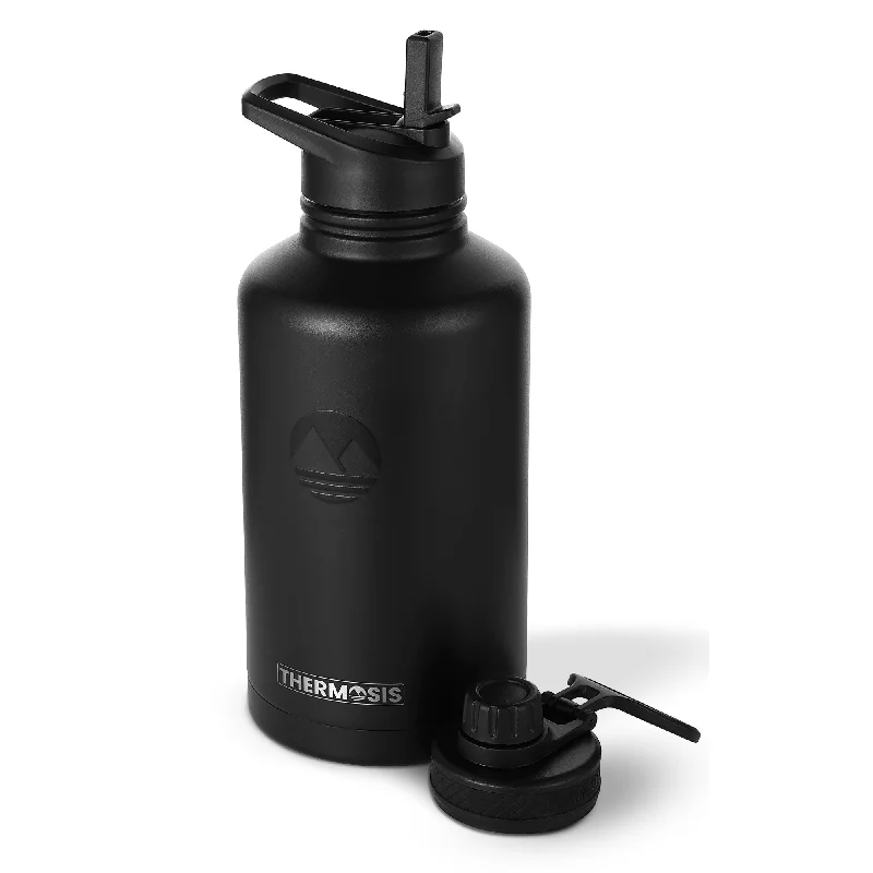 Feel The Difference With Premium Yoga Gear Deals Insulated (64oz) Stainless Steel Water Bottle - Black Feel The Difference With Premium Yoga Gear Deals Insulated (64oz) Stainless Steel Water Bottle - Black