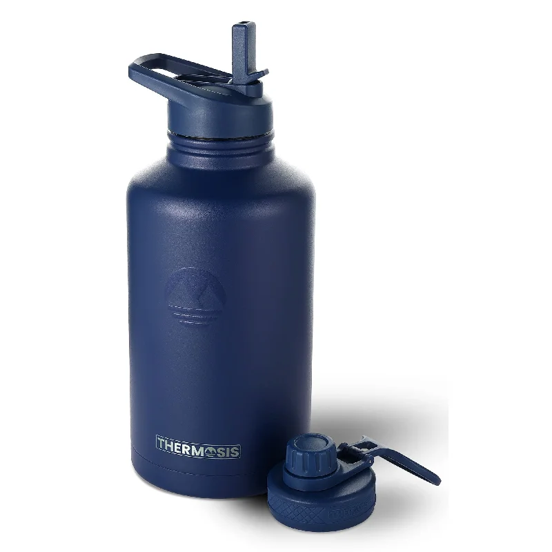 Your Perfect Yoga Essentials Now On Sale Insulated (64oz) Stainless Steel Water Bottle - Navy Blue Your Perfect Yoga Essentials Now On Sale Insulated (64oz) Stainless Steel Water Bottle - Navy Blue