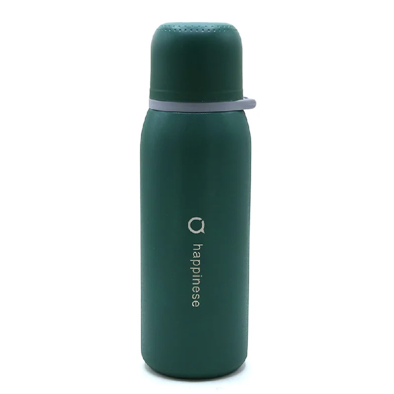 Breathe Easy With Yoga Gear On Sale Water Bottle - Dark Green