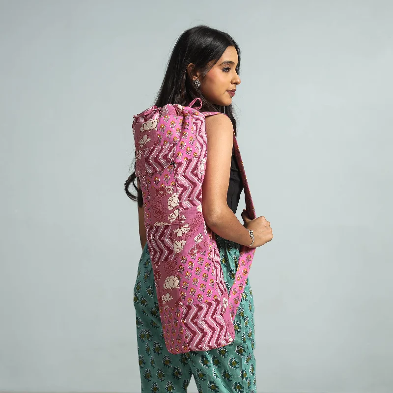 Flexibility Meets Affordability In Our Yoga Sale Patchwork Yoga Mat Bag by Jugaad