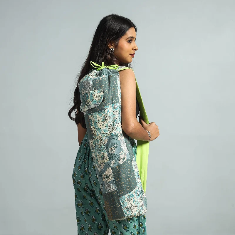 Save Big On The Best Yoga Accessories Patchwork Yoga Mat Bag by Jugaad