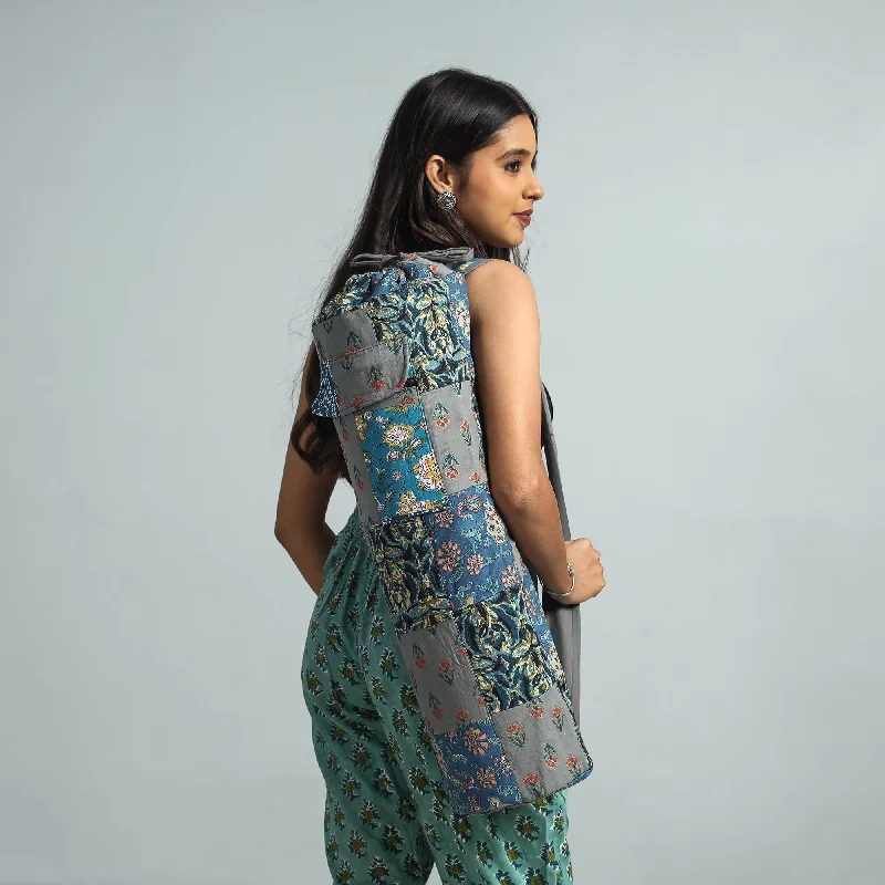 Stretch In Comfort With Affordable Yoga Gear Patchwork Yoga Mat Bag by Jugaad