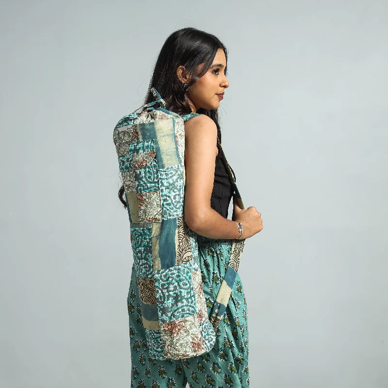 Strengthen, Balance, And Save On Yoga Gear Patchwork Yoga Mat Bag by Jugaad