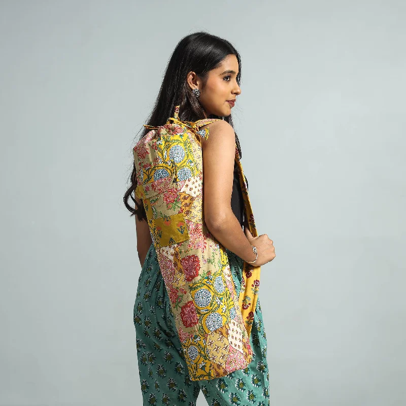 Lightweight, Durable Yoga Accessories At Lower Prices Patchwork Yoga Mat Bag by Jugaad Lightweight, Durable Yoga Accessories At Lower Prices Patchwork Yoga Mat Bag by Jugaad