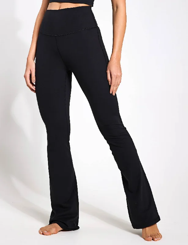 Sweat In Style With Yoga Clothing Discounts Yoga Studio Flared Leggings - Black