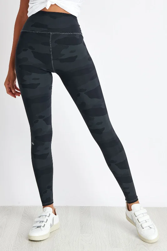 Limited-Time Sale On Stylish Yoga Apparel High Waisted Vapor Legging - Black Camo