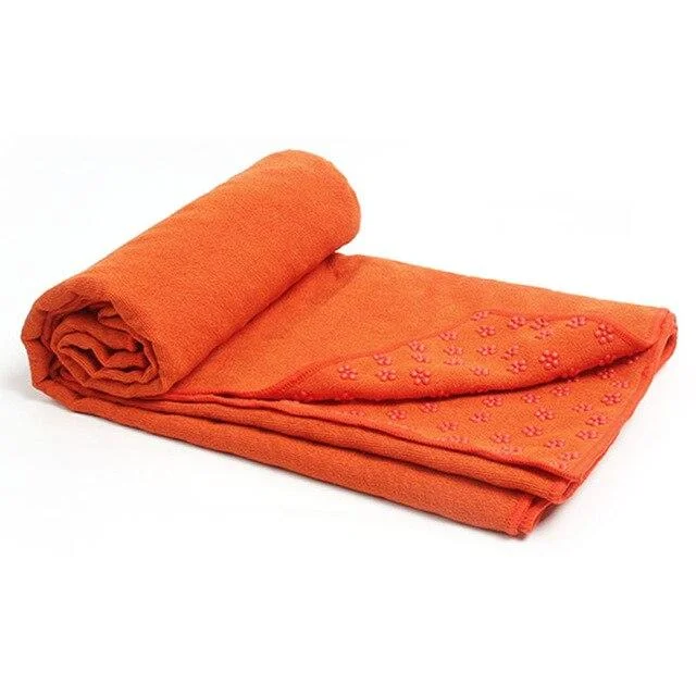 Flexible Fashion For Every Pose At Special Prices Orange yoga towel
