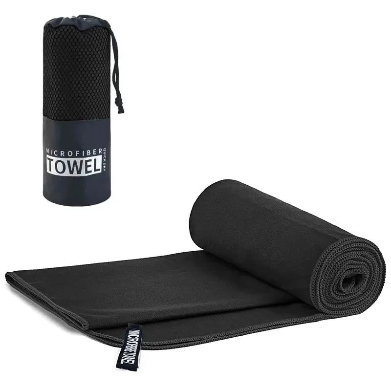 Strengthen Your Practice With Affordable Yoga Gear Black yoga towel