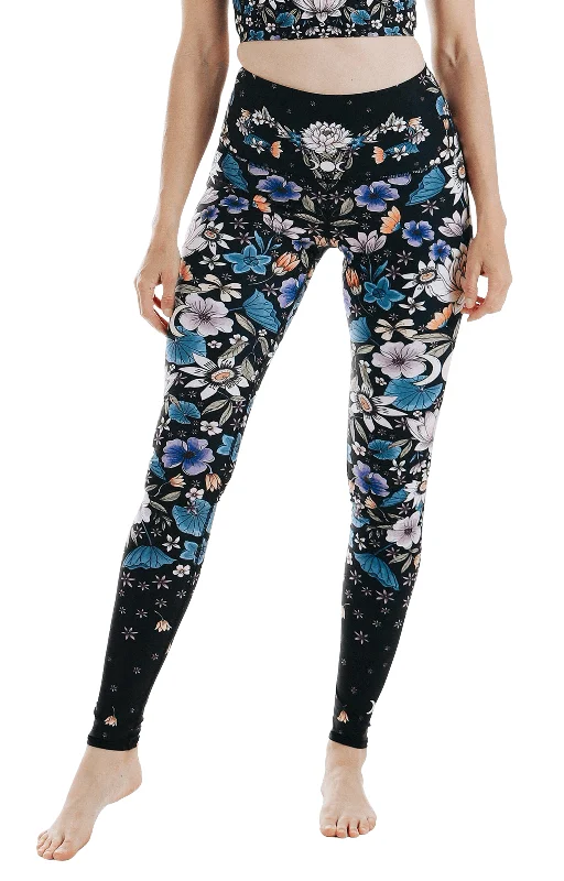 Embrace Comfort With Yoga Wear On Sale Divine Feminine Printed Yoga Leggings by Yoga Democracy