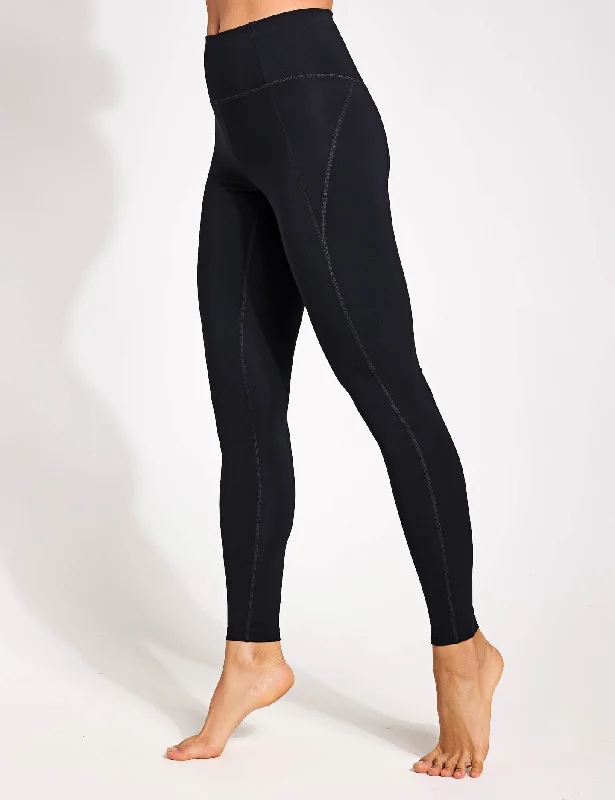 Embrace Comfort With Yoga Wear On Sale Compressive High Waisted Legging - Black