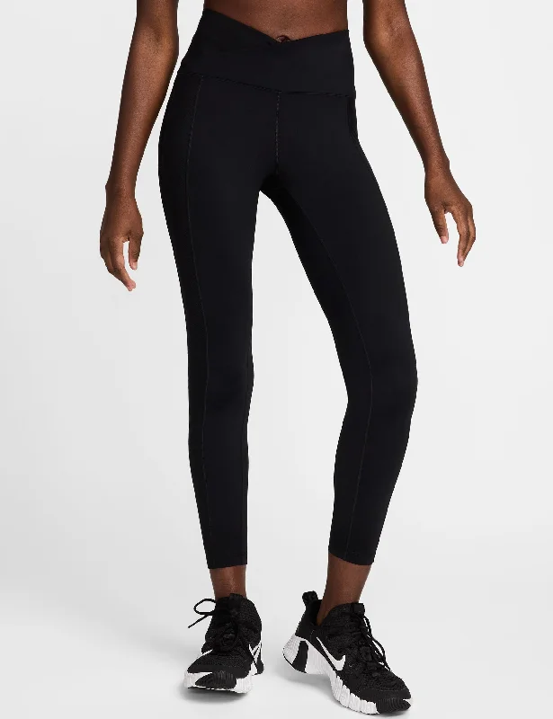 Premium Yoga Wear At Special Discounts One Wrap High Waisted 7/8 Leggings - Black