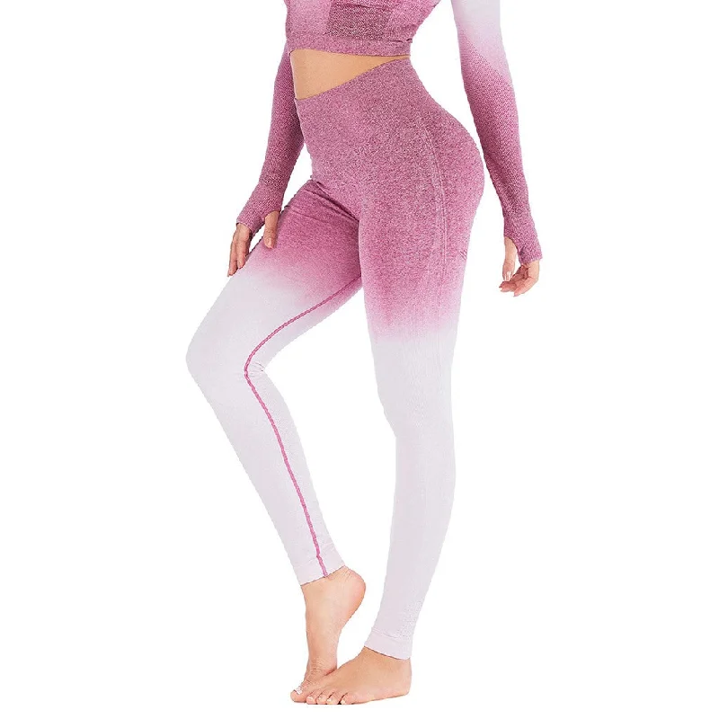 Enhance Your Flow With Stylish Yoga Wear At Great Prices Ombre Printed Leggings