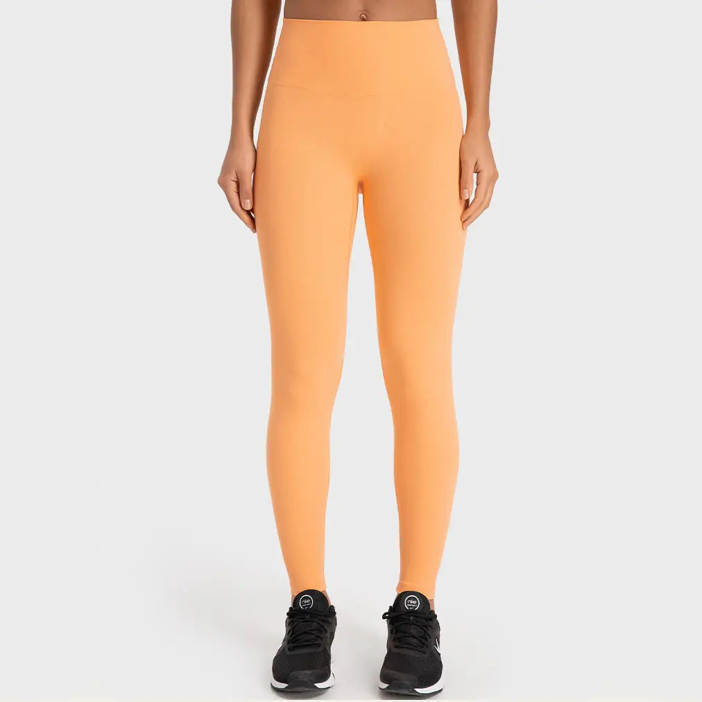 Soft, Stretchy, And Super Affordable Yoga Wear Peach yoga leggings