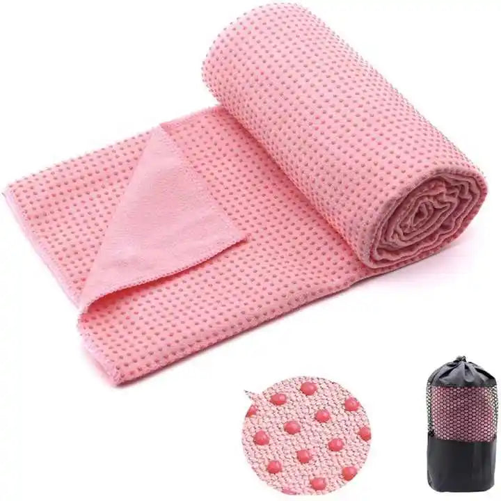 The Perfect Support For Every Pose At Special Prices Pink yoga towel