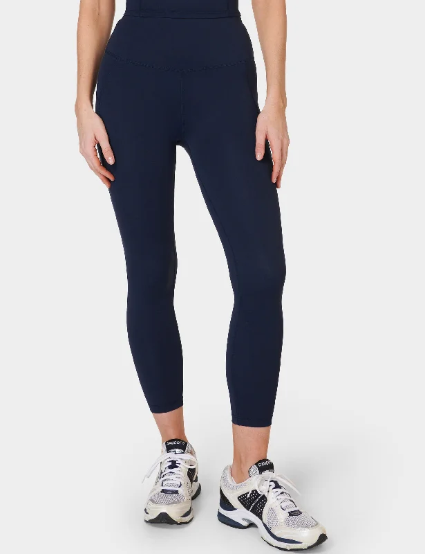 Comfortable, Stylish, And Now More Affordable All Day 7/8 Leggings - Navy Blue