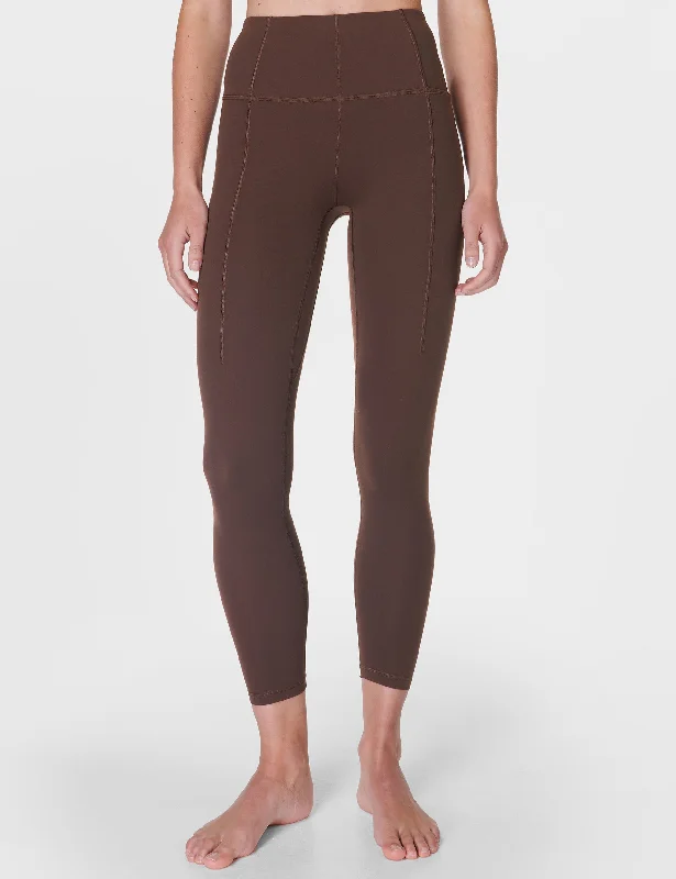 The Perfect Blend Of Comfort And Savings Super Soft 7/8 Yoga Leggings - Cacao Brown