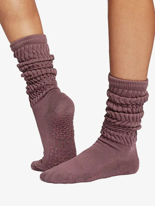 Find Balance With Our Yoga Discounts Tavi Noir Stacy Grip Socks - Rose
