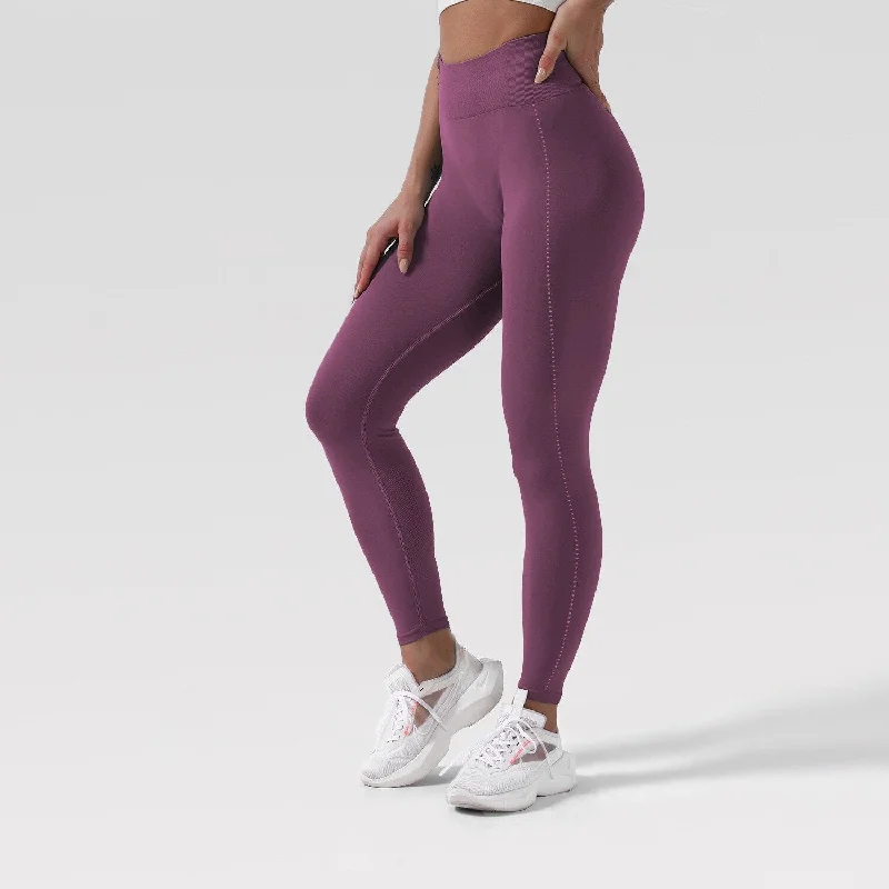 Look And Feel Your Best With Discounted Yoga Clothing Tight yoga leggings dark purple