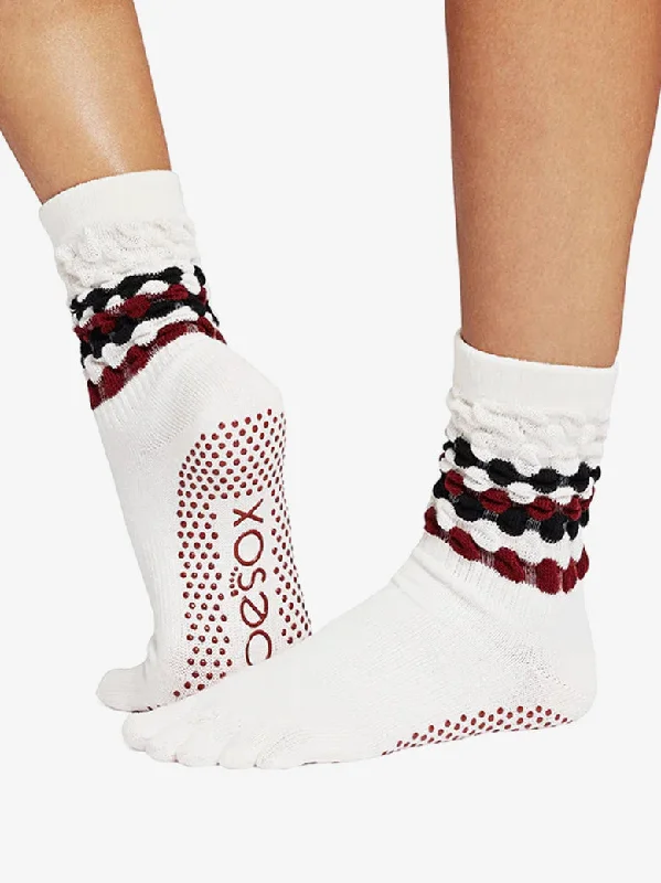 The Yoga Sale You’Ve Been Waiting For ToeSox Full Toe Crew Grip Socks - Altitude