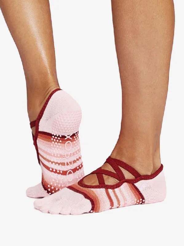 From Mats To Straps, Shop Yoga Deals Today ToeSox Full Toe Elle Grip Socks - Summit