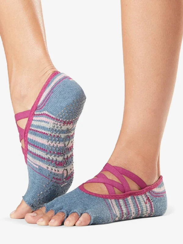 Unbeatable Discounts On Yoga Must-Haves ToeSox Half Toe Elle Grip Socks - Gypsy 