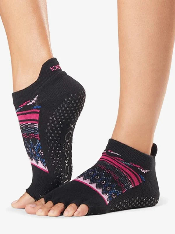 Stay Grounded With Yoga Gear On Sale ToeSox Half Toe Low Rise Grip Socks - Woodstock Stay Grounded With Yoga Gear On Sale ToeSox Half Toe Low Rise Grip Socks - Woodstock