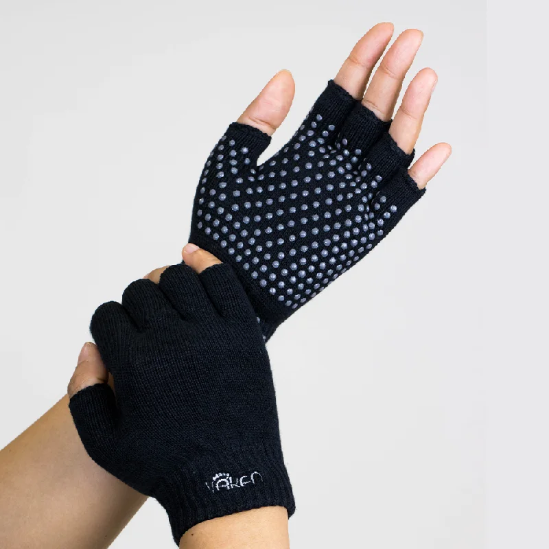 Flexible Prices For Flexible Moves Vaken Grip Gloves-1 Pairs/Pack - Black Dot Grey
