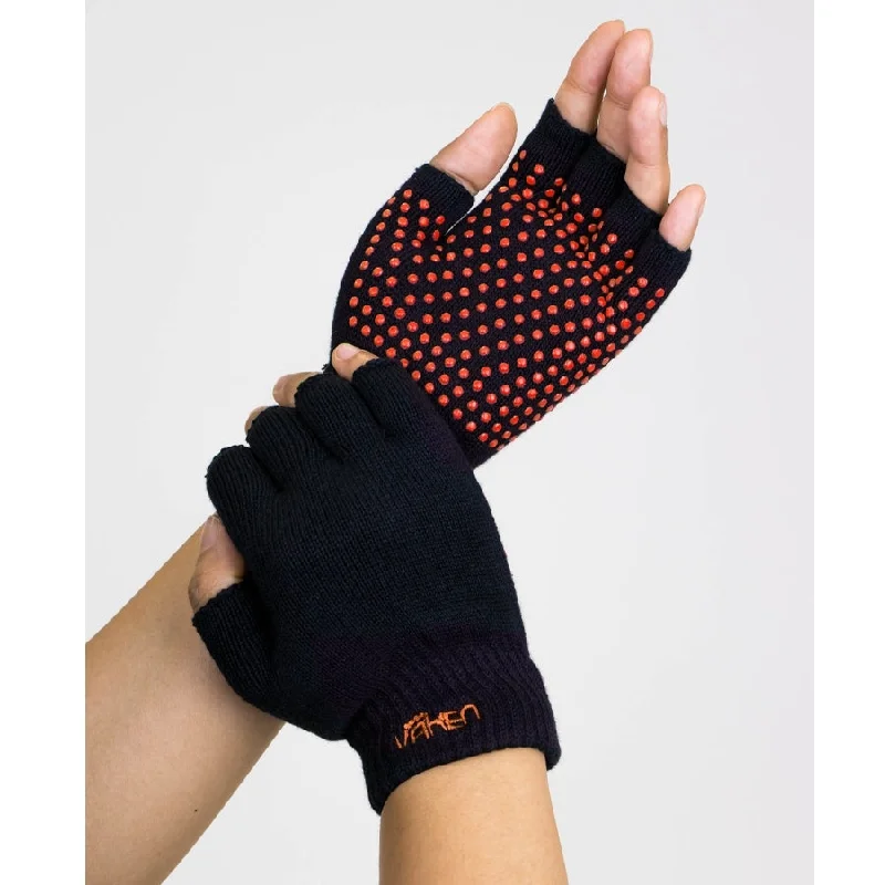 Flow Into Savings On Top Yoga Products Vaken Grip Gloves-1 Pairs/Pack - Black Dot Orange Flow Into Savings On Top Yoga Products Vaken Grip Gloves-1 Pairs/Pack - Black Dot Orange