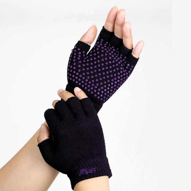 Align Your Practice With Unbeatable Deals Vaken Grip Gloves-1 Pairs/Pack - Black Dot Purple PP Align Your Practice With Unbeatable Deals Vaken Grip Gloves-1 Pairs/Pack - Black Dot Purple PP